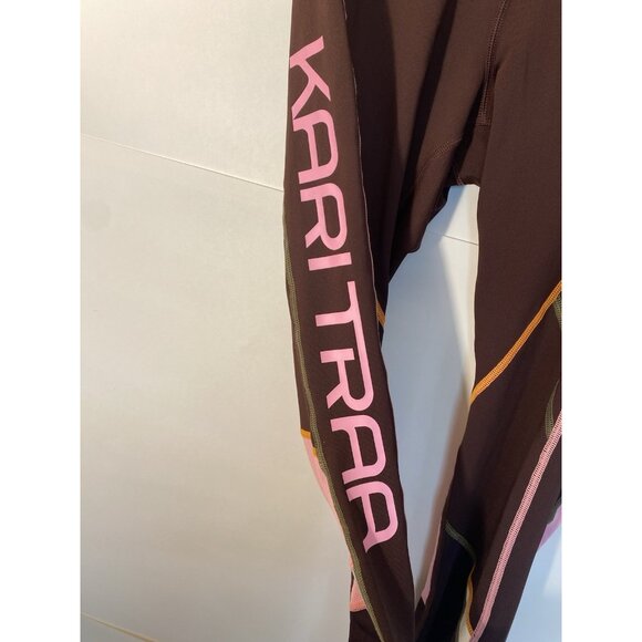 Kari Traa LOUISE Tights Womens MED Ankle Zip Pocket  Running Workout 27” - Picture 3 of 10